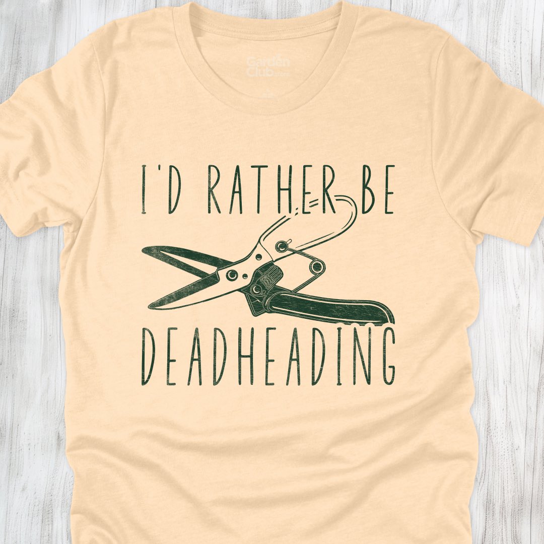 I'd rather be deadheading
