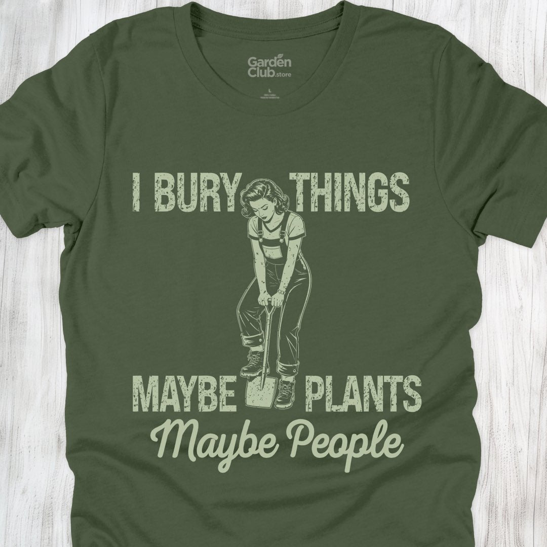 I bury things