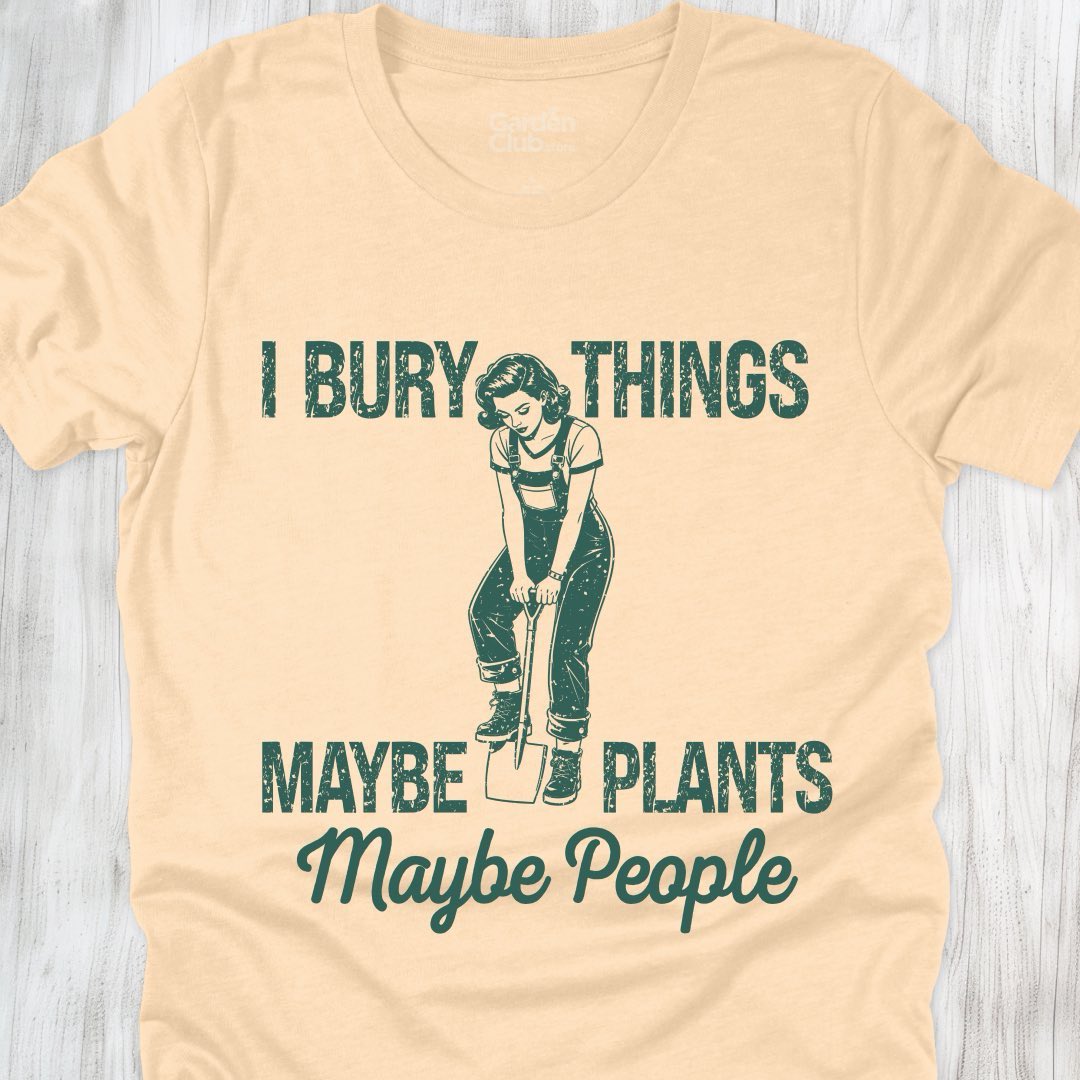 I bury things