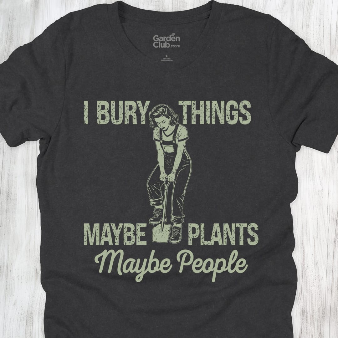 I bury things - Dark Grey Heather