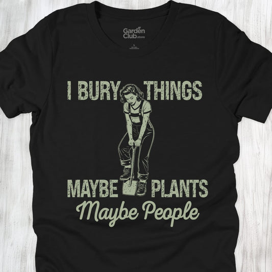 I bury things - Black