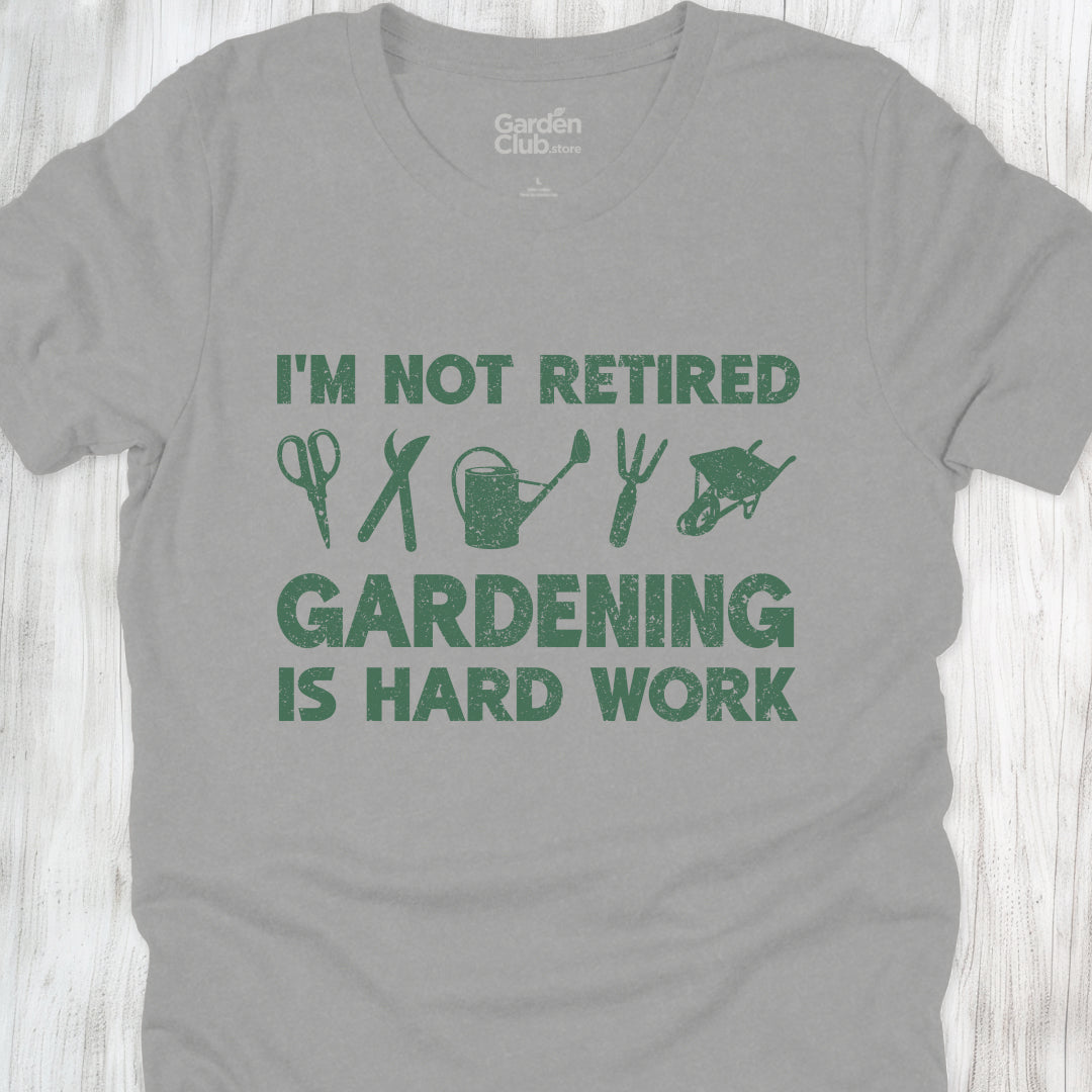 I'm not retired