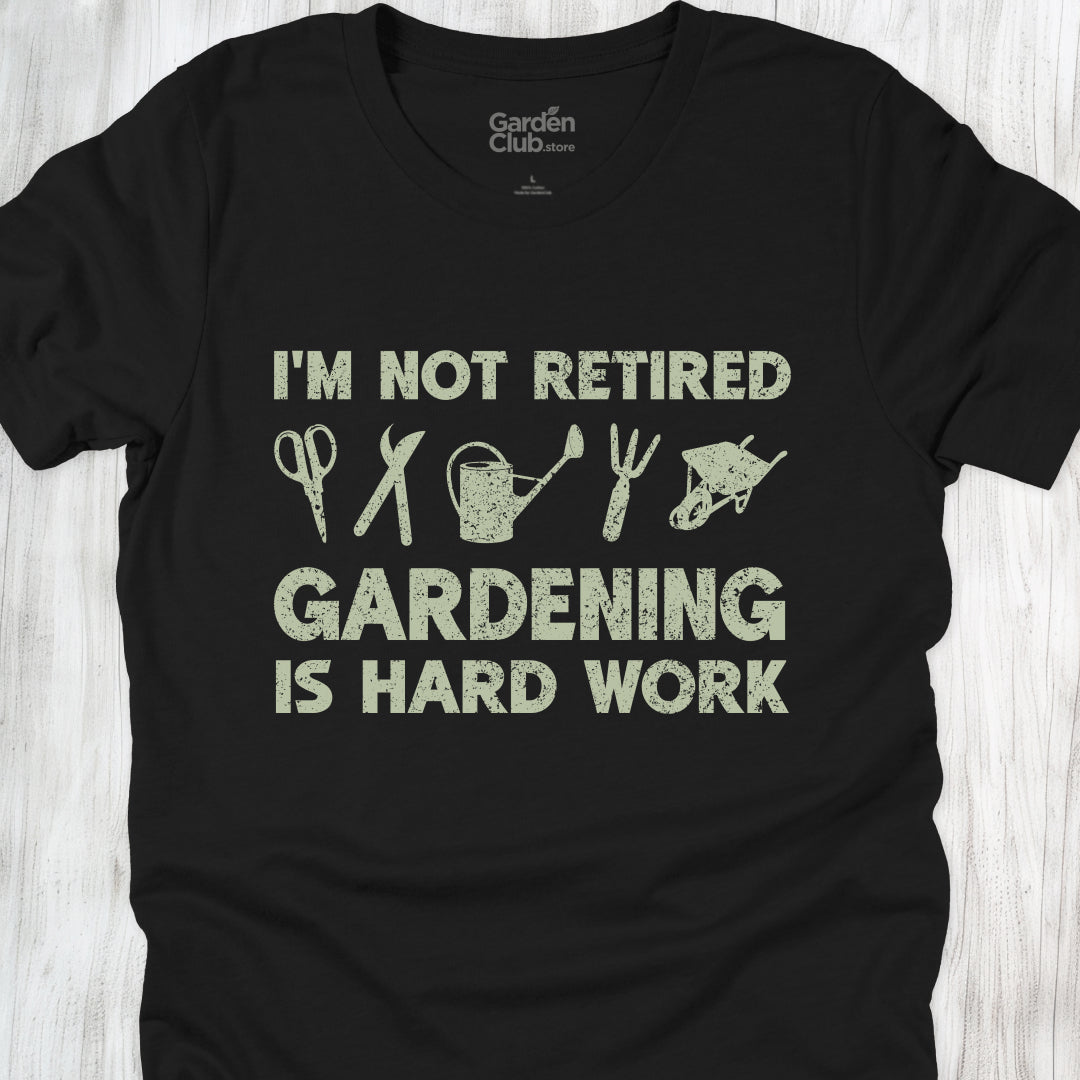 I'm not retired