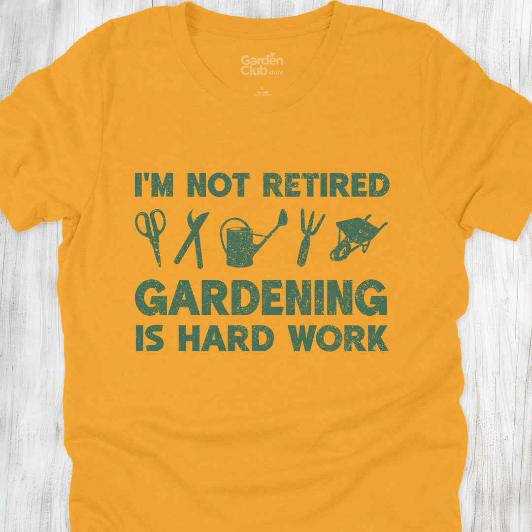 I'm not retired