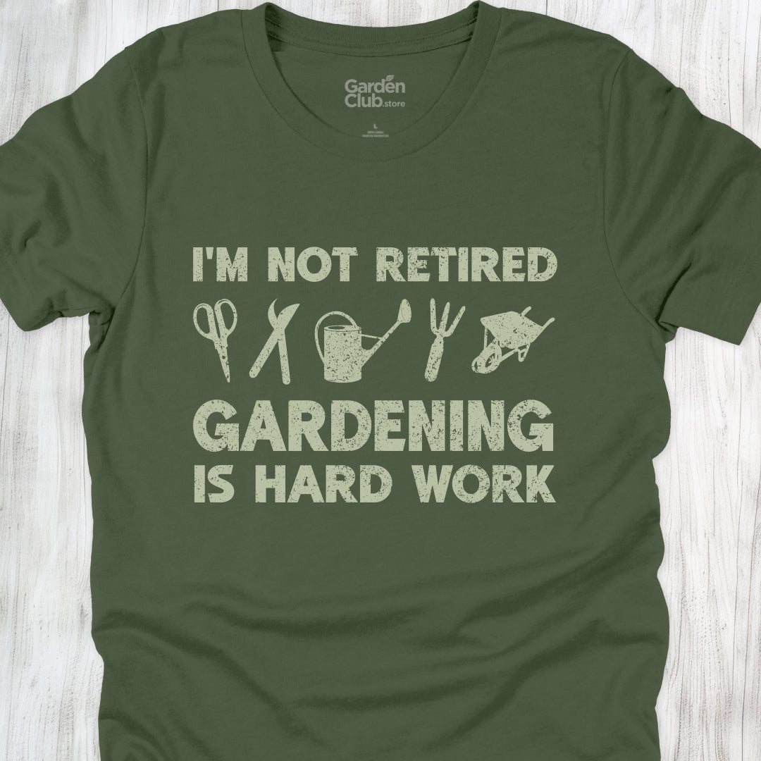 I'm not retired
