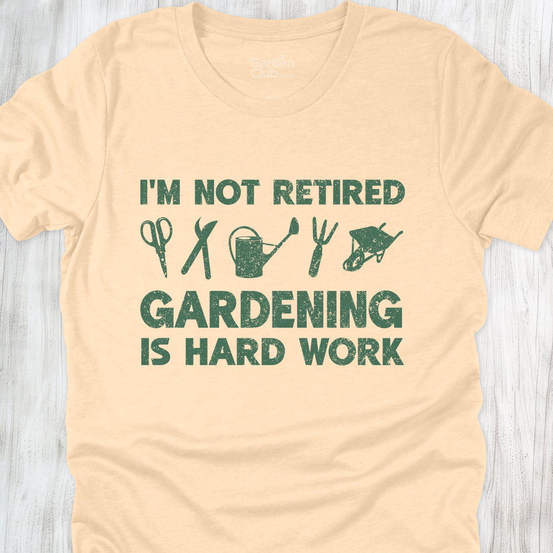 I'm not retired