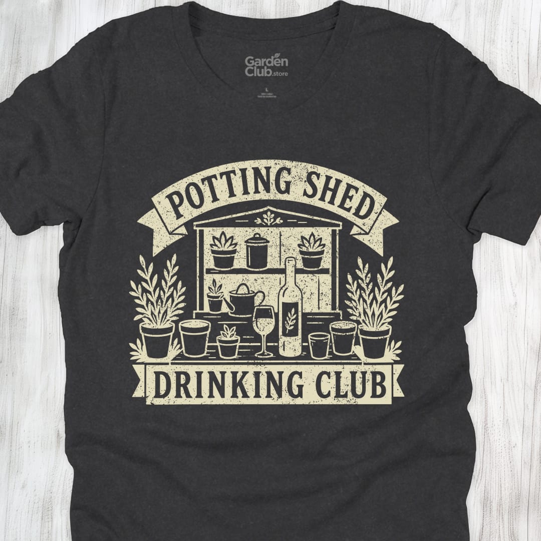 Potting Shed Drinking Club - Dark Grey Heather