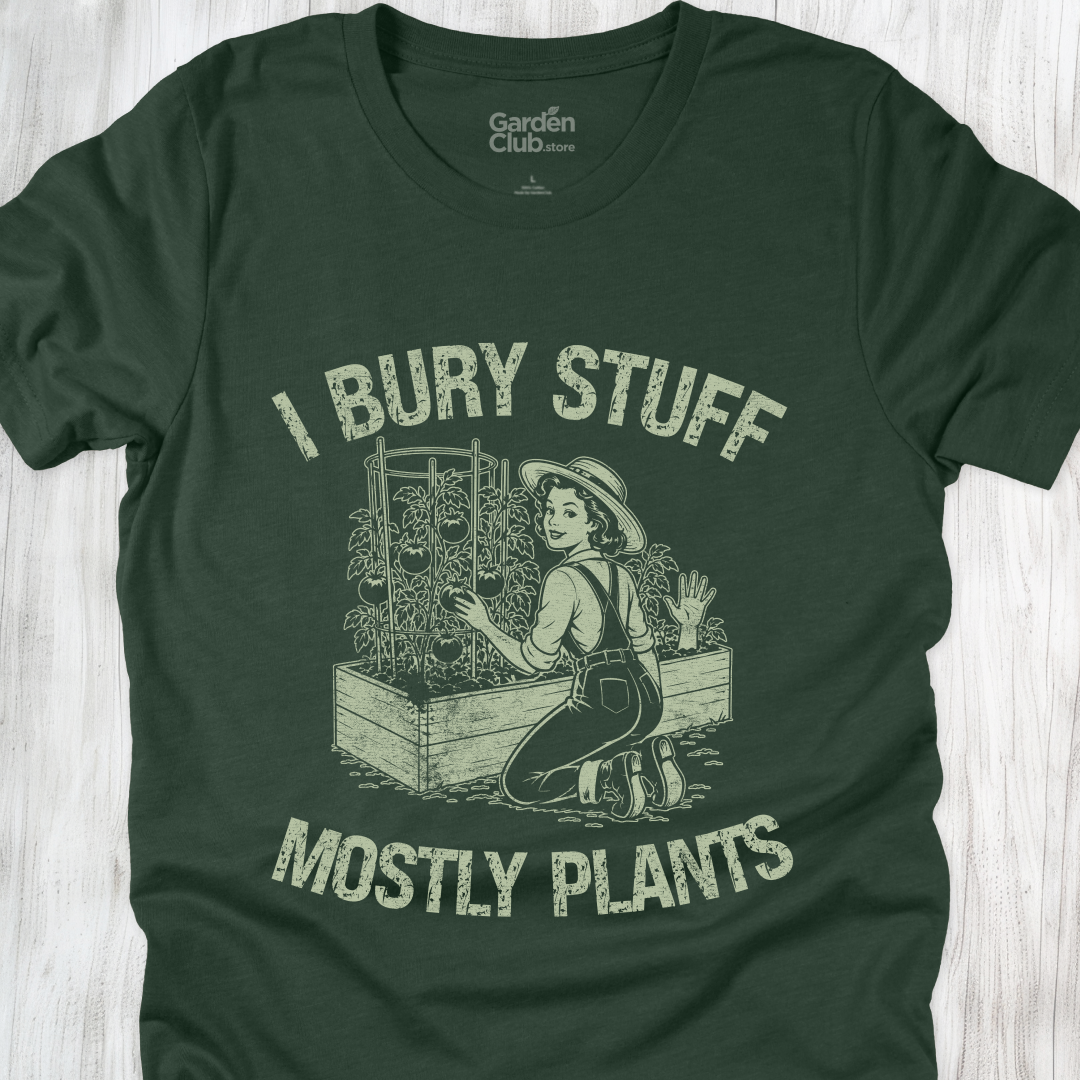 I bury stuff. Mostly plants