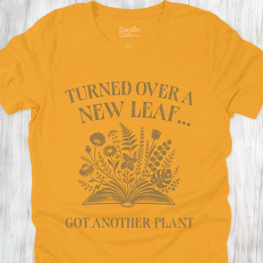 Turned over a new leaf...