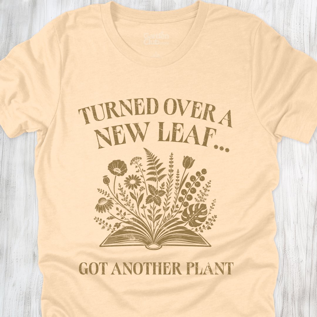 Turned over a new leaf...