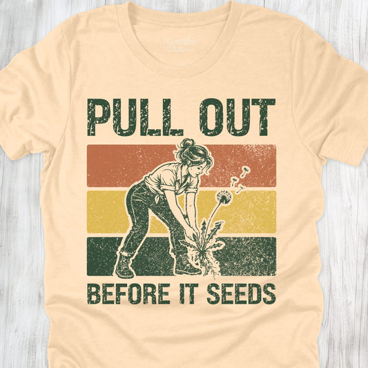 Pull out before it seeds