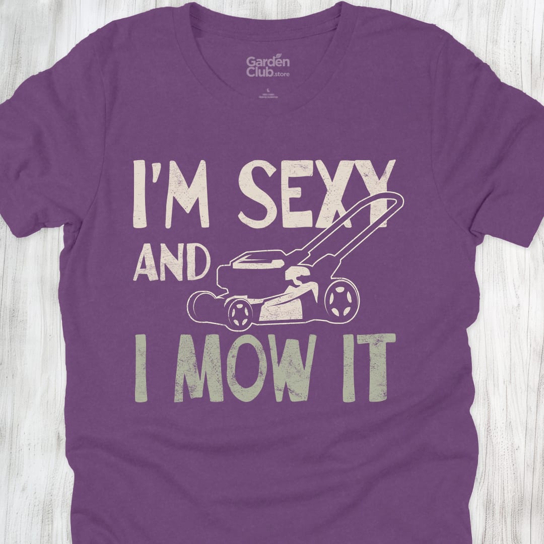 I'm Sexy And I Mow It - Heather Team Purple