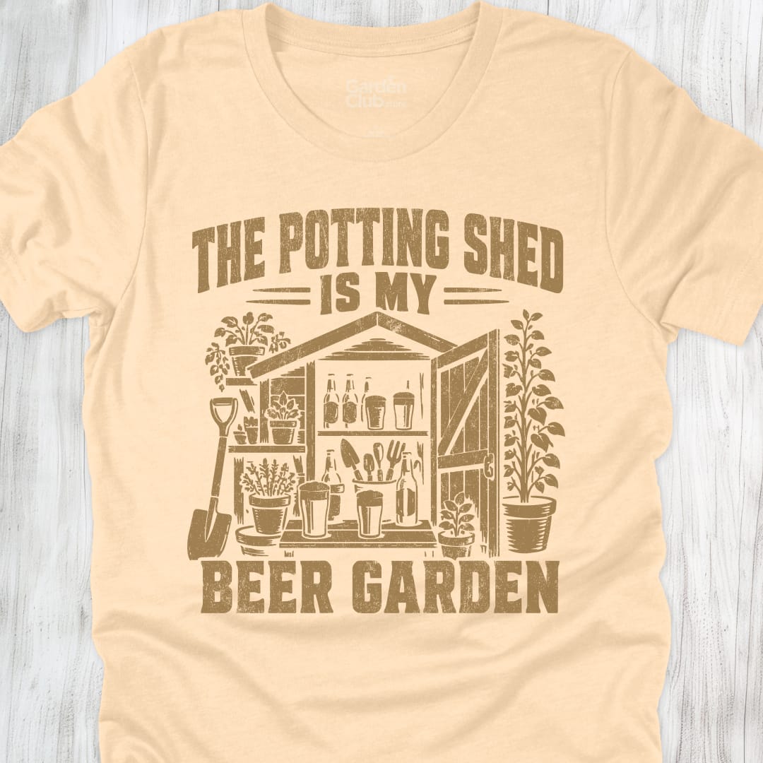 The Potting Shed Is My Beer Garden - Soft Cream