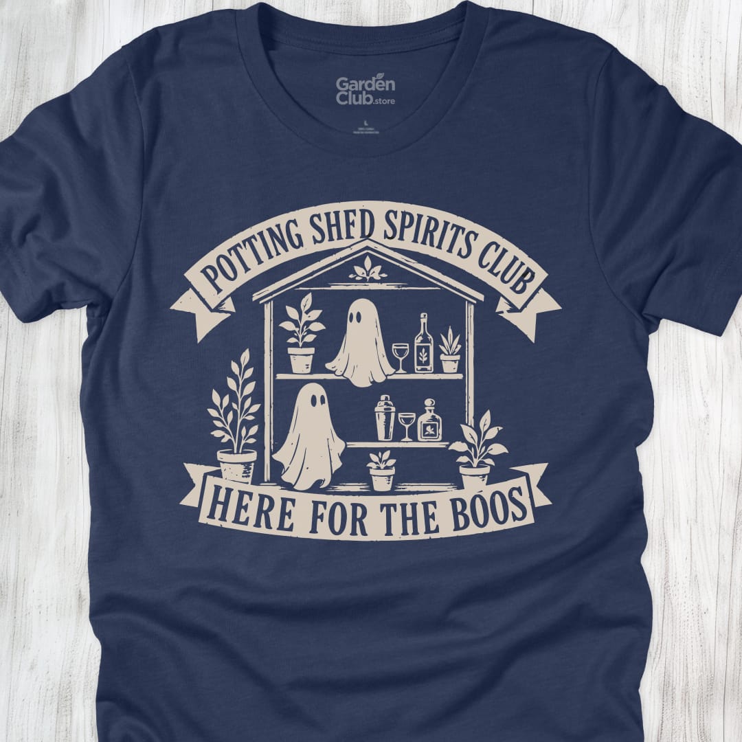 Potting Shed Spirits Club Here For The Boos - Heather Navy