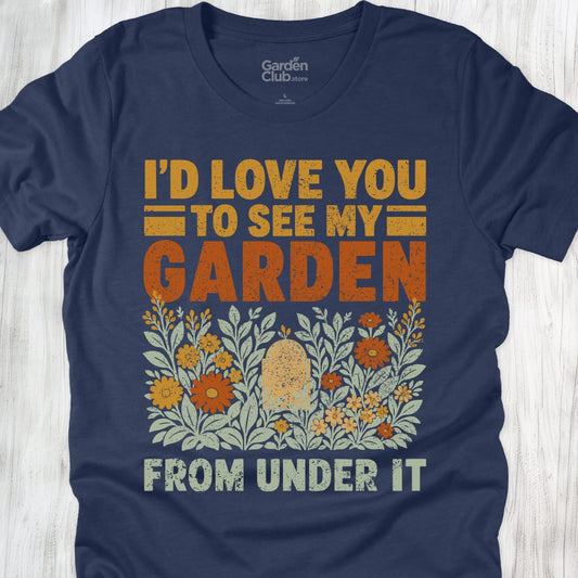 I'D Love You To See My Garden - Heather Navy