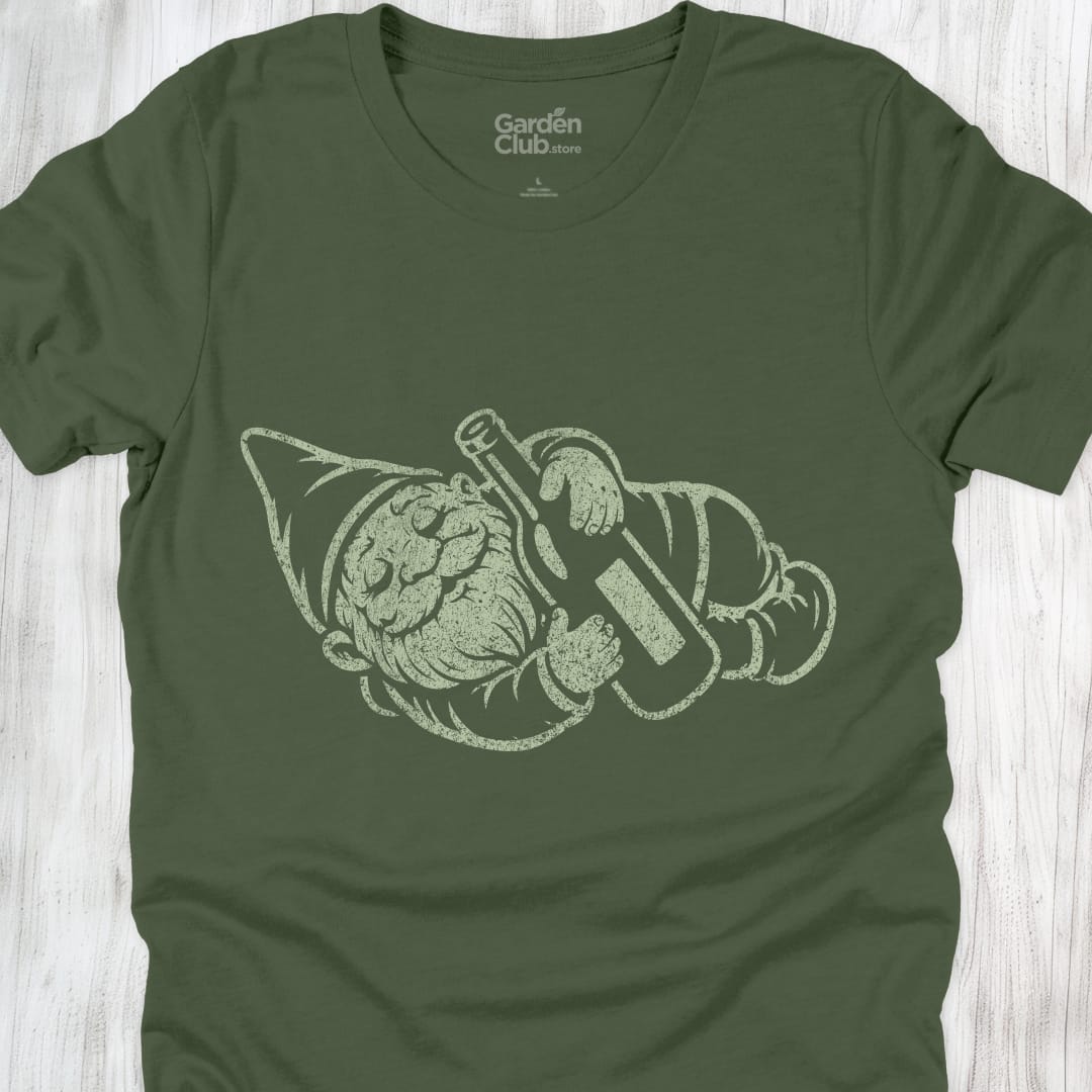 Gnome To Be Tipsy - Military Green