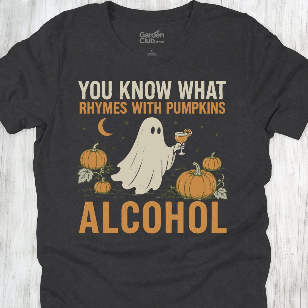 You Know What Rhymes With Pumpkings Alcohol - Dark Grey Heather