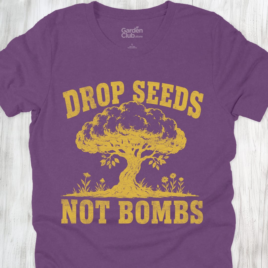 Drop Seeds Not Bombs - Heather Team Purple