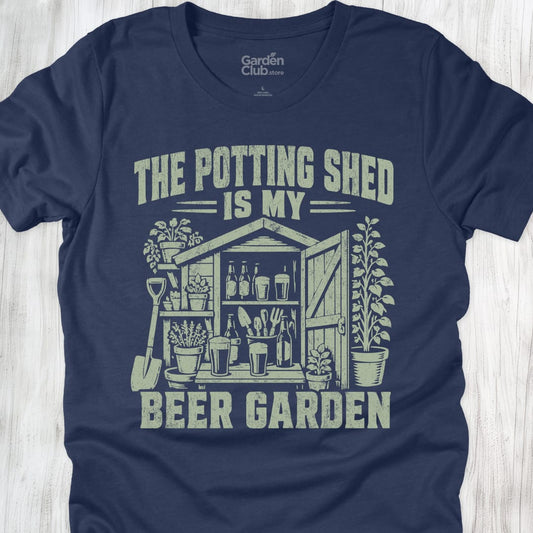 The Potting Shed Is My Beer Garden - Heather Navy