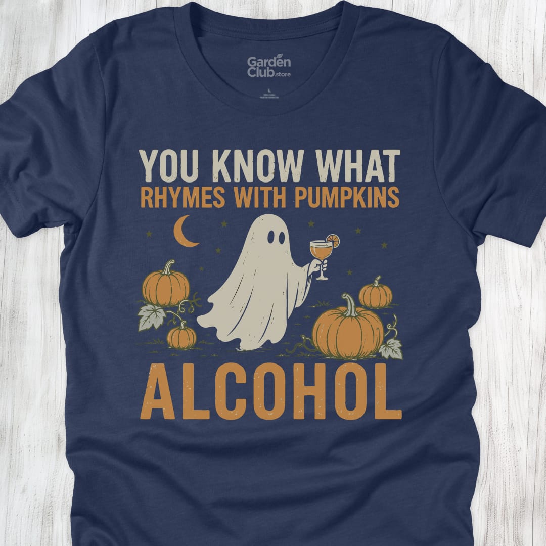 You Know What Rhymes With Pumpkings Alcohol - Heather Navy