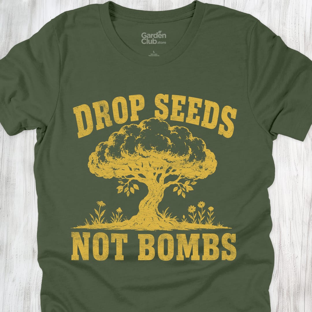 Drop Seeds Not Bombs - Military Green